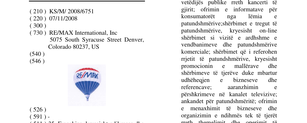 Zëri i markës REMAX në buletin