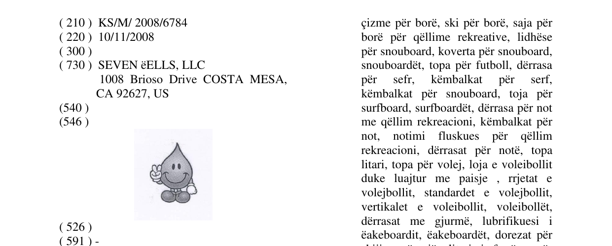 Zëri i markës Markë figurative në buletin