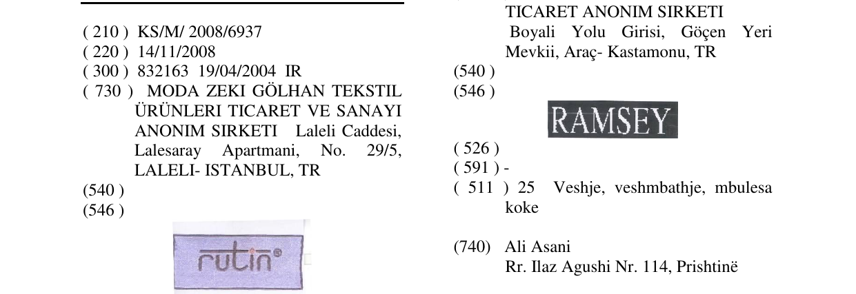 Zëri i markës rutin në buletin