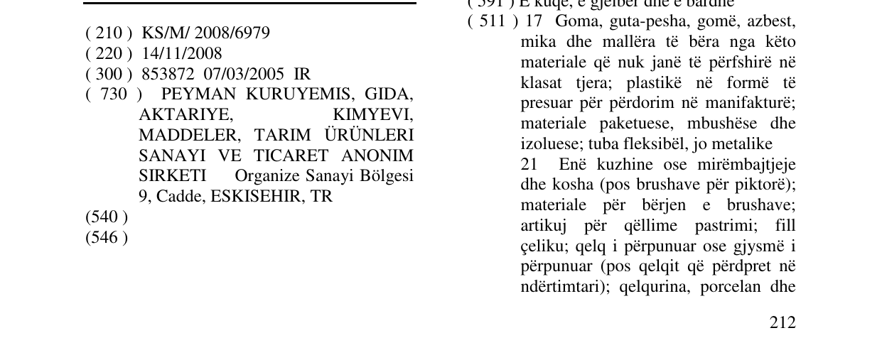 Zëri i markës peyman në buletin