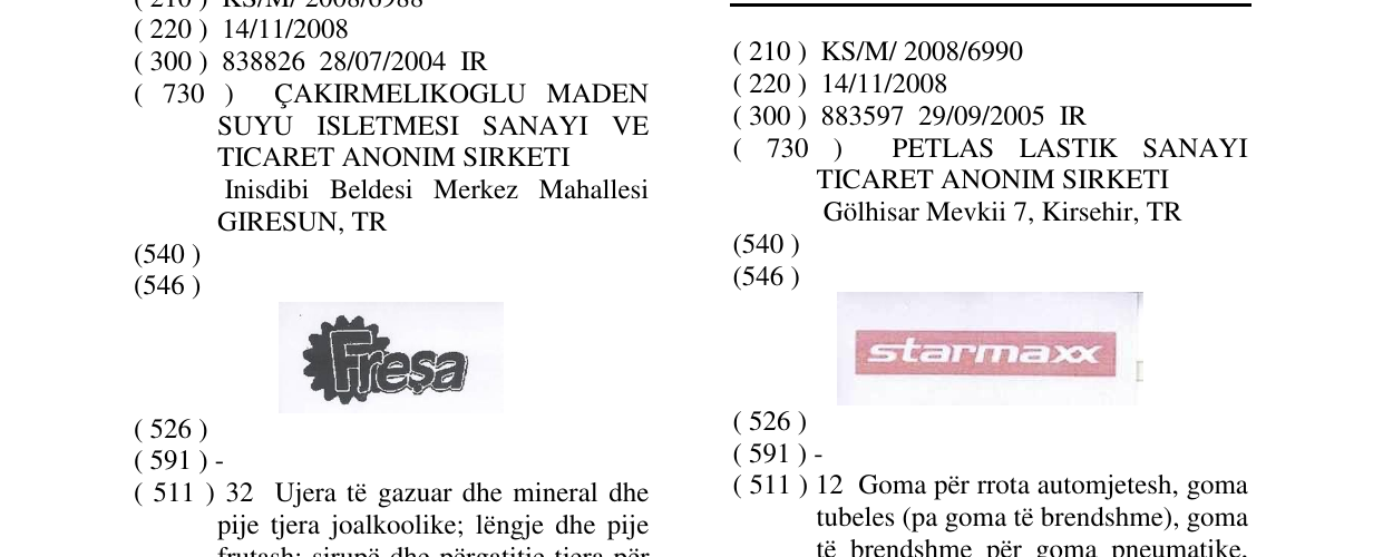 Zëri i markës STARMAXX në buletin