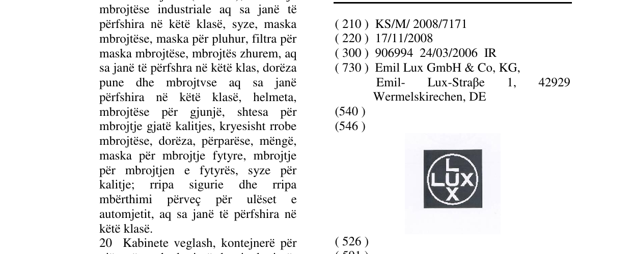 Zëri i markës LUX në buletin