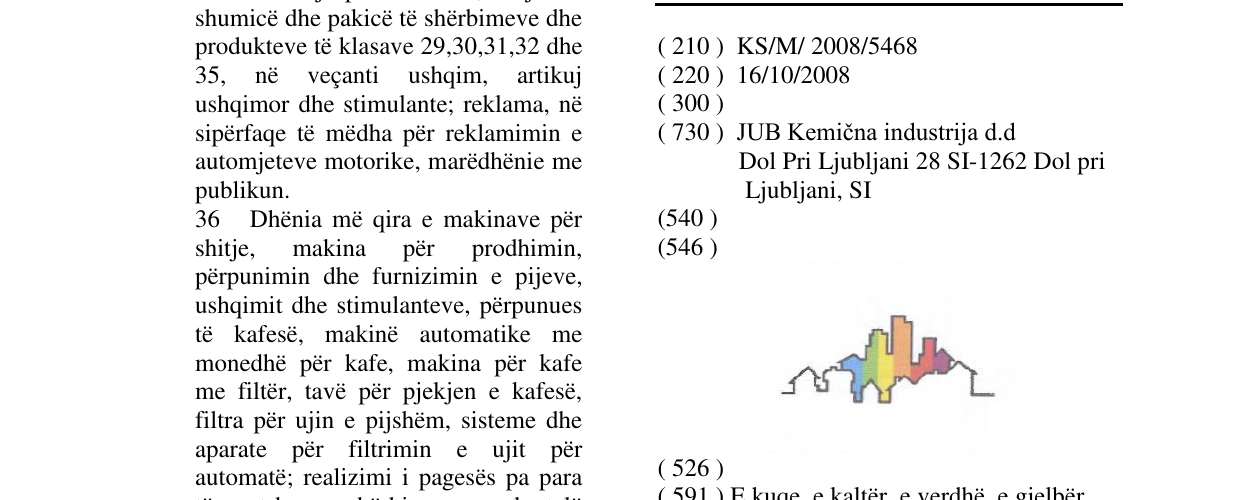 Zëri i markës Markë figurative në buletin