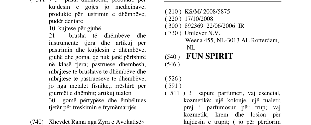 Zëri i markës FUN SPIRIT në buletin
