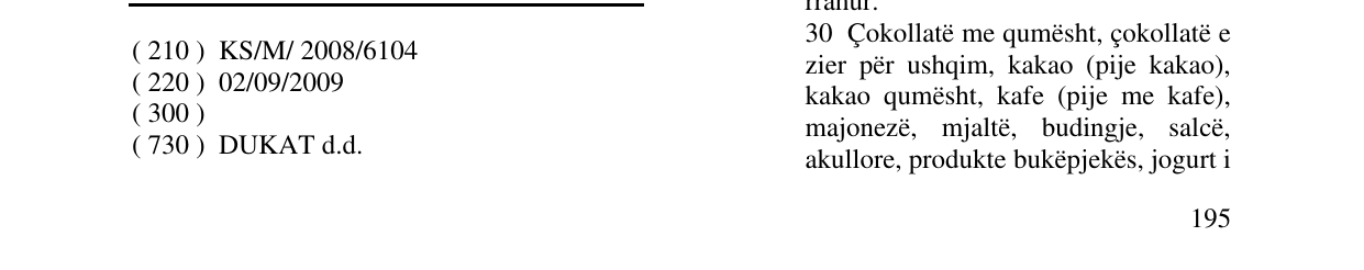 Zëri i markës PODRAVEC në buletin