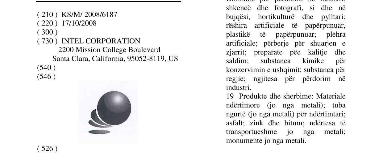 Zëri i markës Markë figurative në buletin