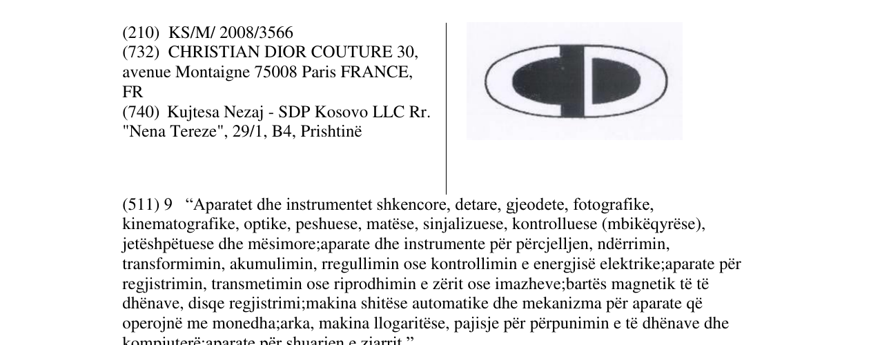 Zëri i markës CD në buletin