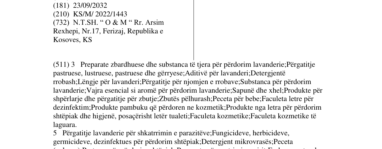 Zëri i markës AREX në buletin