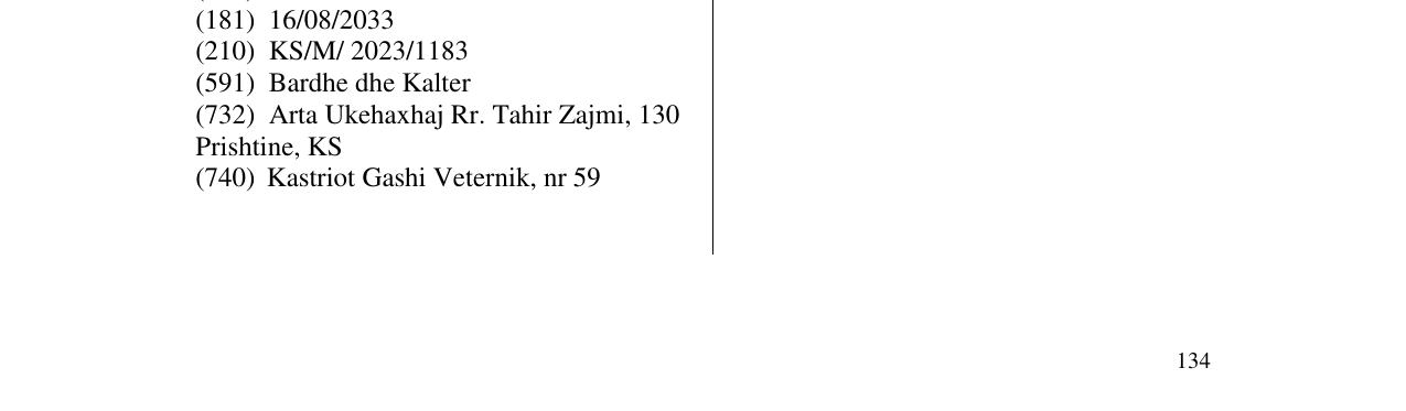 Zëri i markës LAJTHIZA Premium water në buletin