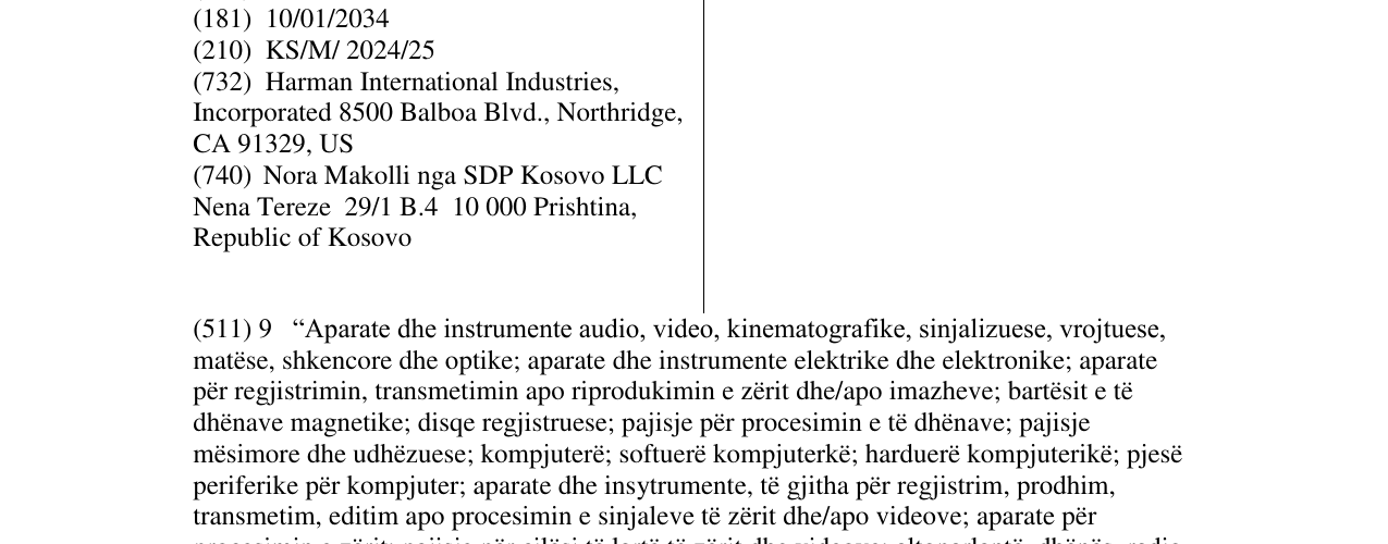 Zëri i markës JBL në buletin