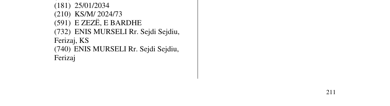 Zëri i markës ENO BARBERSHOP në buletin