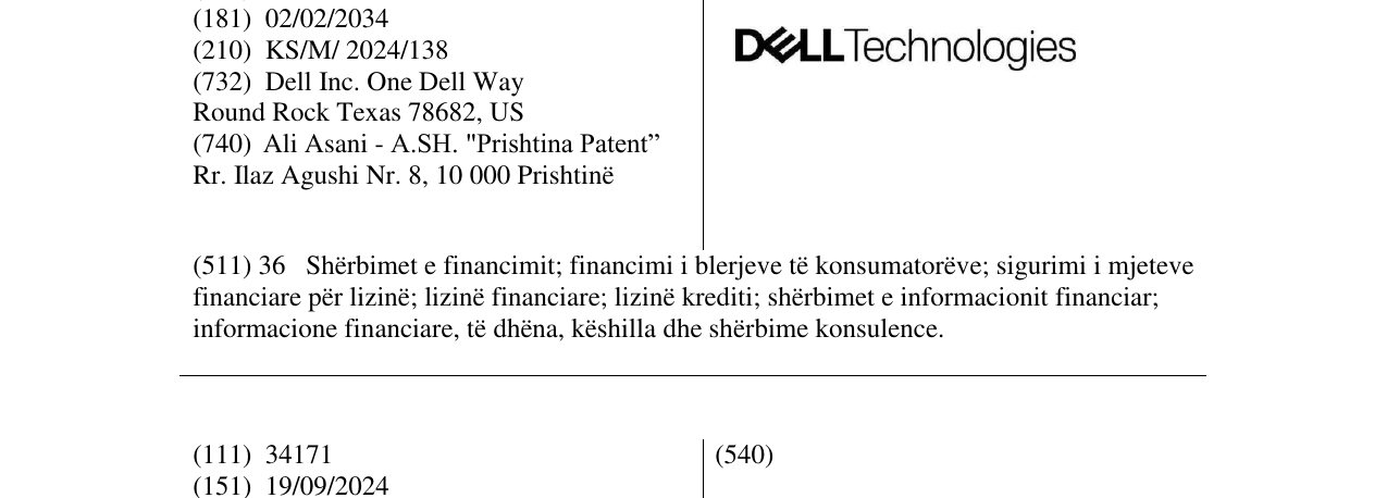 Zëri i markës DELL TECHNOLOGIES në buletin