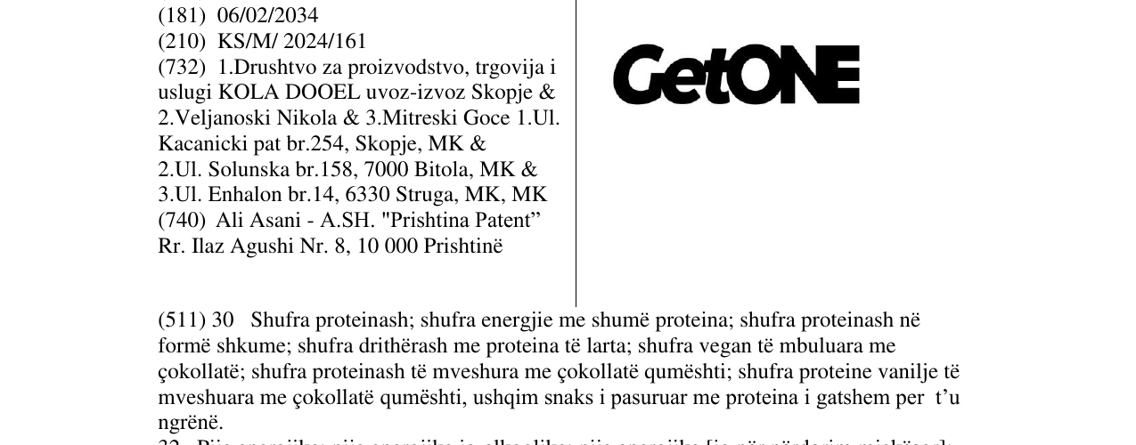 Zëri i markës GetONE në buletin