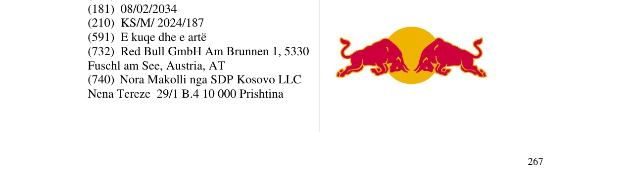 Zëri i markës red bull në buletin