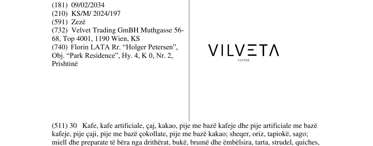 Zëri i markës vilveta në buletin