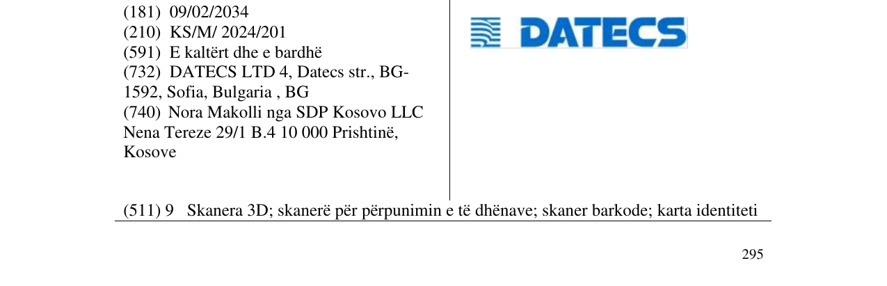 Zëri i markës DATECS në buletin