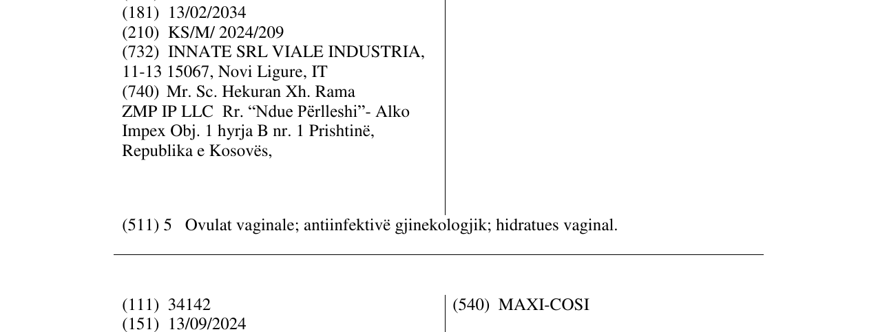 Zëri i markës GIAVAL në buletin