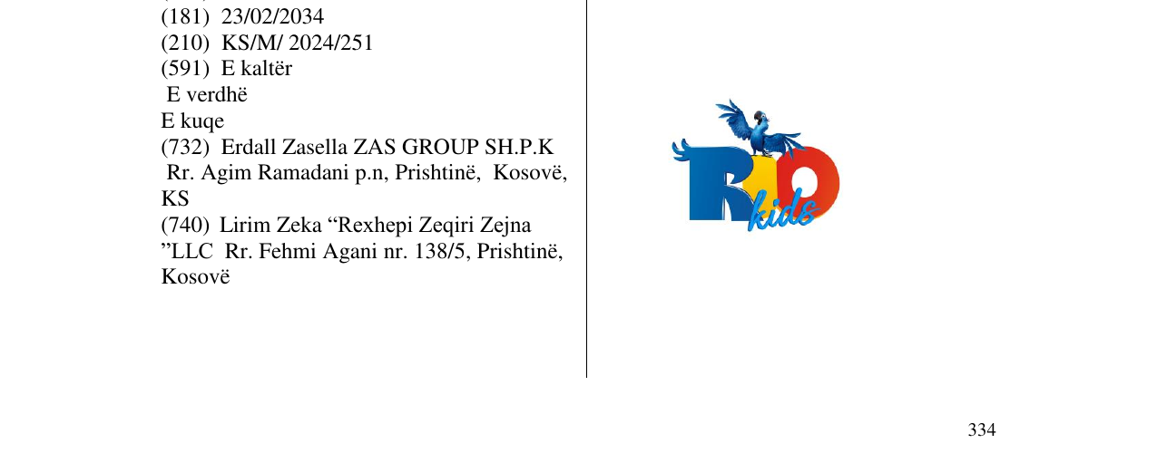 Zëri i markës RIO KIDS në buletin