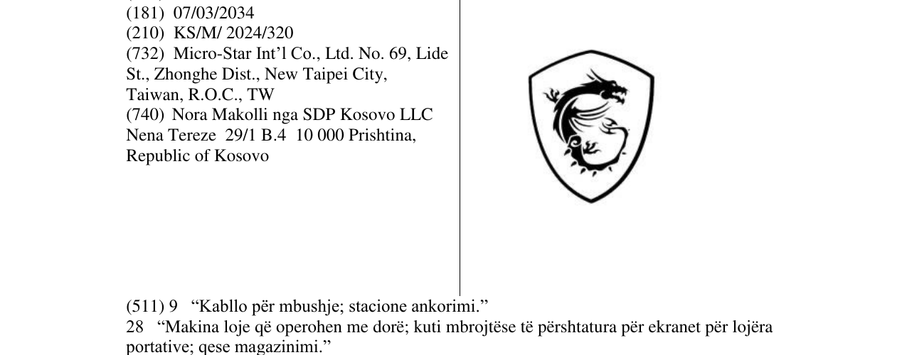 Zëri i markës dragon në buletin