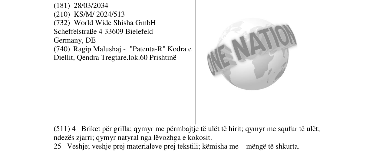 Zëri i markës ONE NATION në buletin
