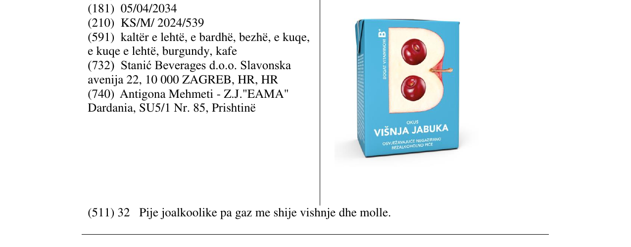 Zëri i markës B në buletin