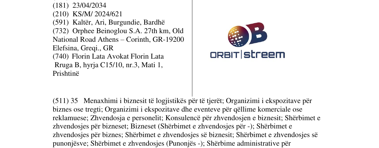 Zëri i markës ORBIT streem në buletin