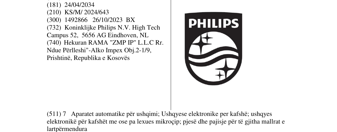 Zëri i markës PHILIPS në buletin