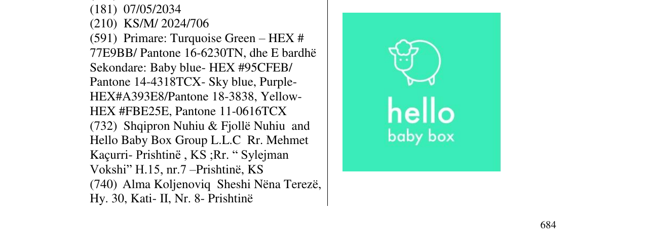 Zëri i markës hello baby box në buletin
