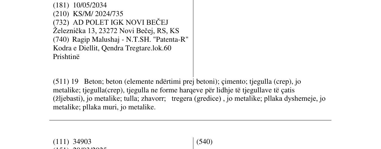 Zëri i markës Crepko Krović në buletin