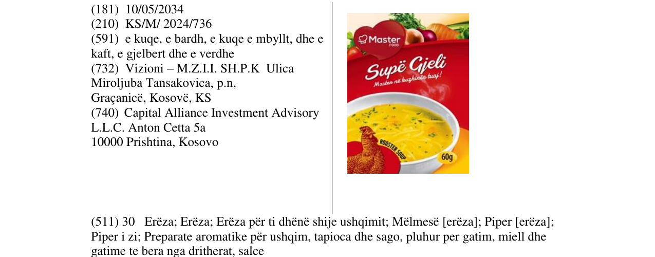 Zëri i markës supe gjeli në buletin