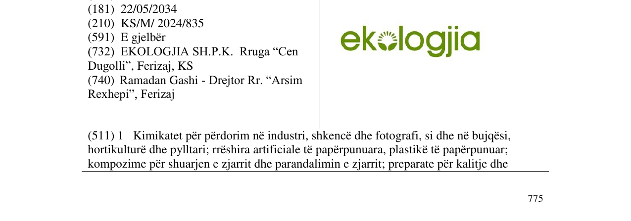 Zëri i markës ekolohjia në buletin