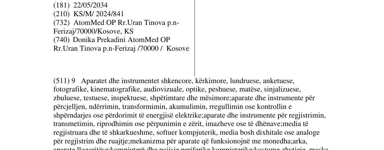 Zëri i markës AtomMed në buletin