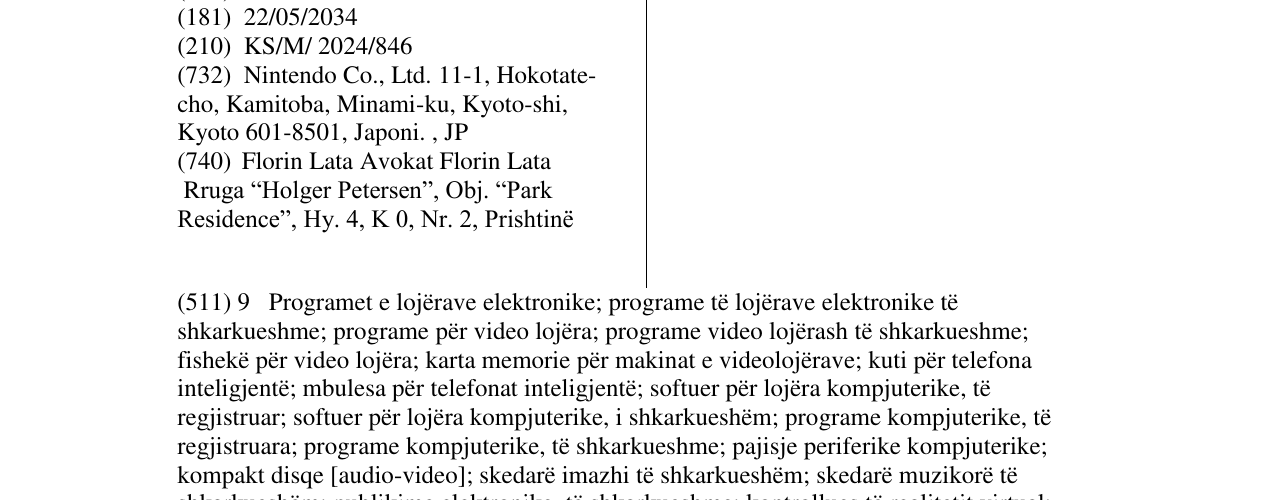 Zëri i markës Nintendo Switch në buletin
