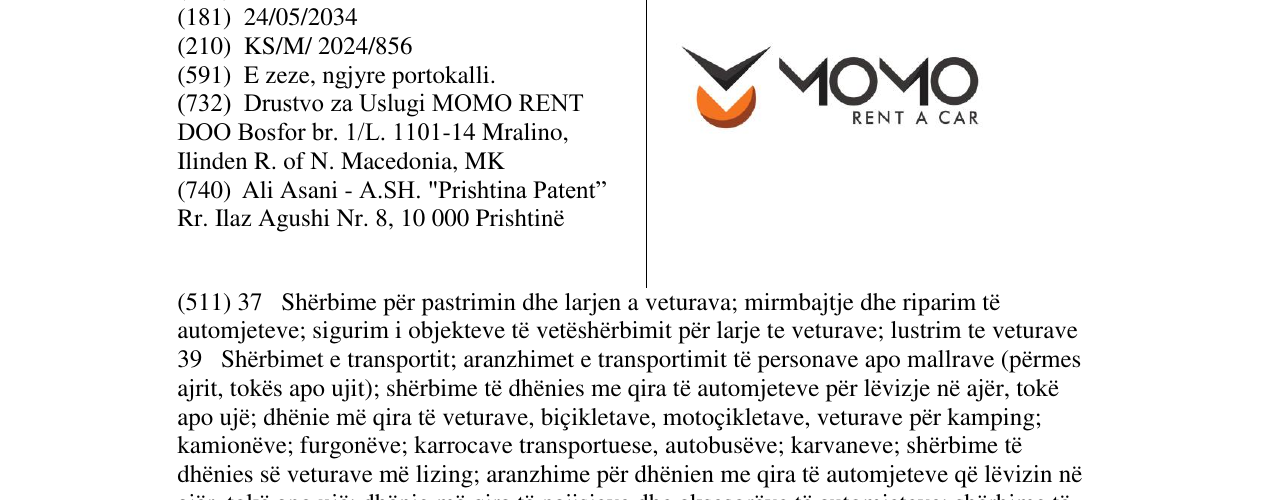 Zëri i markës MOMO në buletin