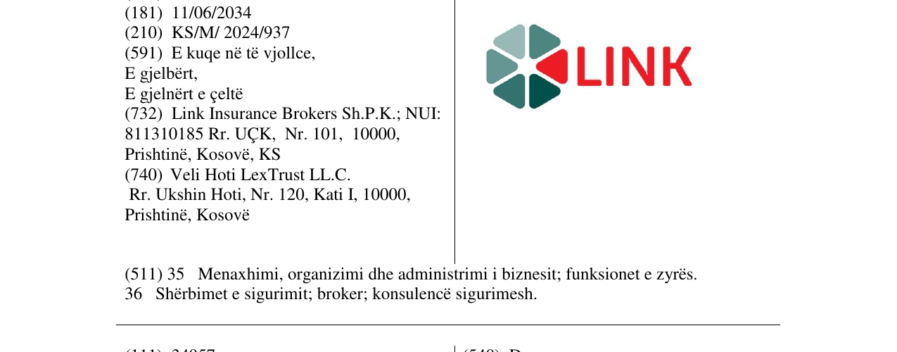Zëri i markës LINK në buletin