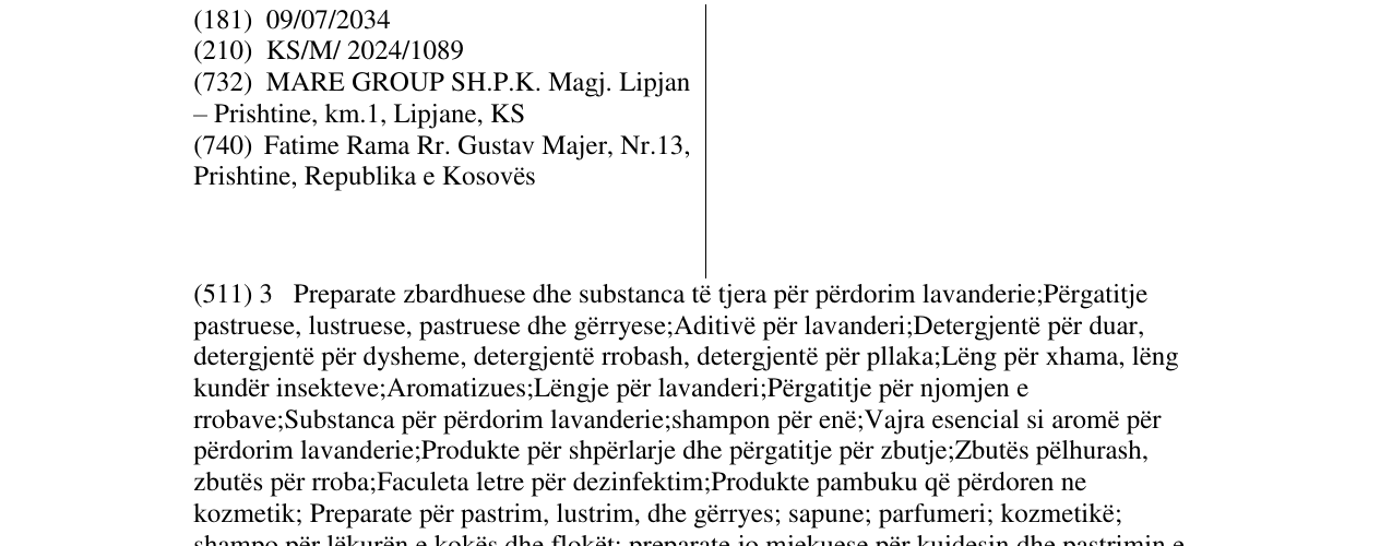 Zëri i markës TISS në buletin