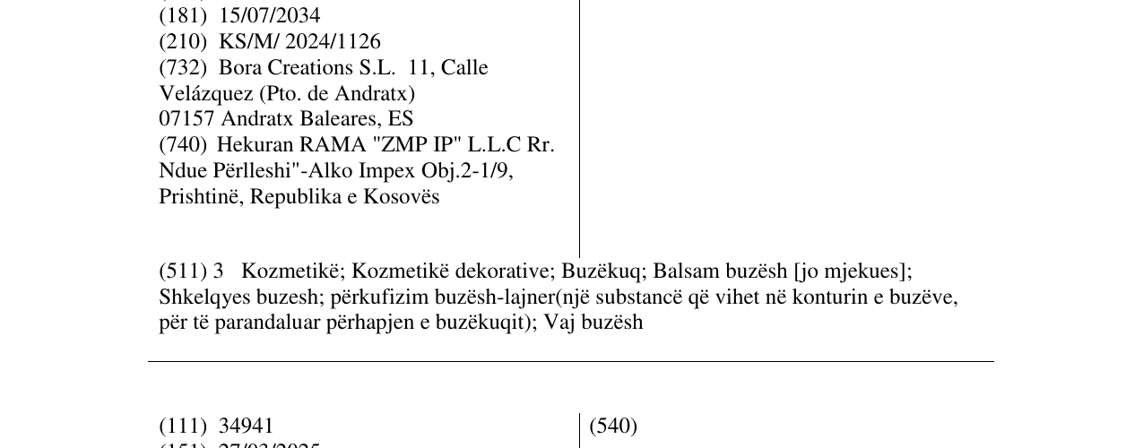 Zëri i markës JUICY BOMB në buletin