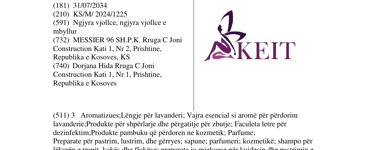 Zëri i markës KEIT në buletin