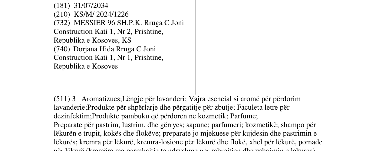Zëri i markës KEIT në buletin
