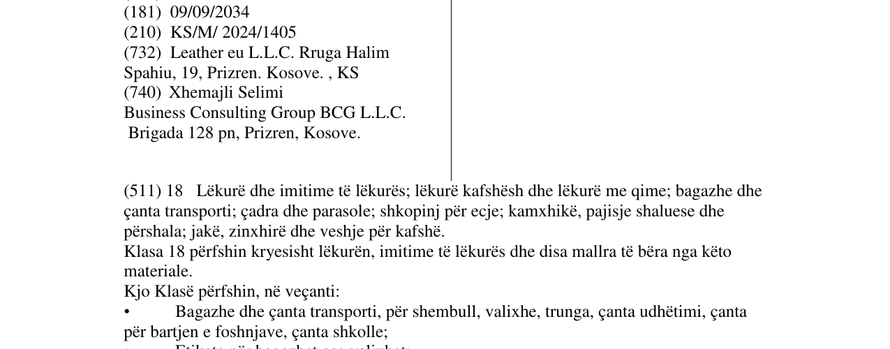 Zëri i markës LITTLE WISH në buletin
