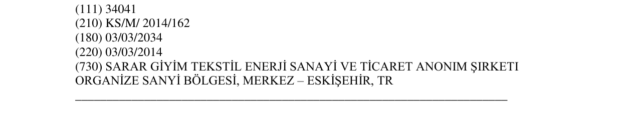 Zëri i markës SARAR në buletin