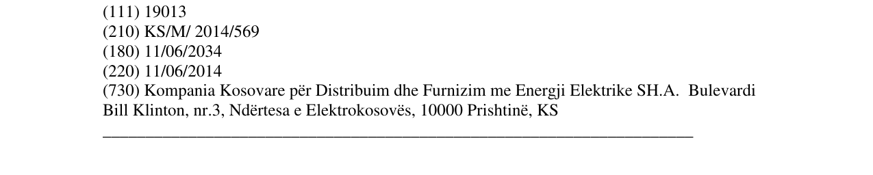 Zëri i markës K në buletin