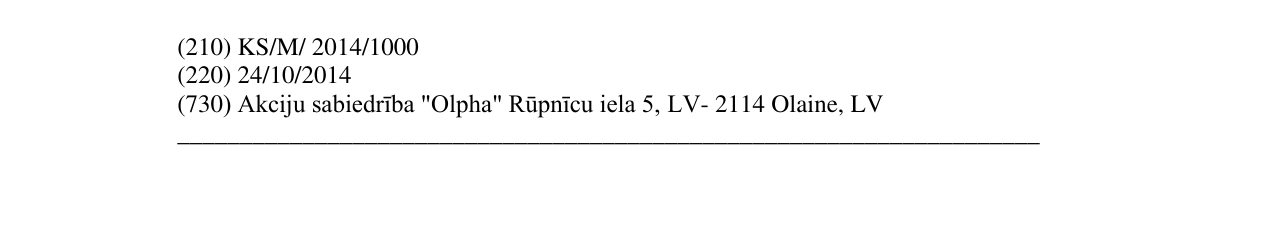Zëri i markës Itranol në buletin