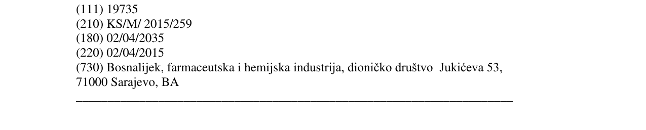 Zëri i markës EPIRON në buletin