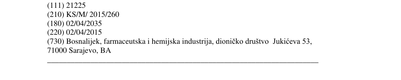 Zëri i markës FLAMIX në buletin