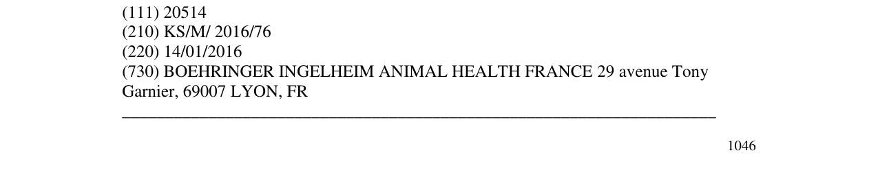 Zëri i markës FRONTLINE PET CARE në buletin