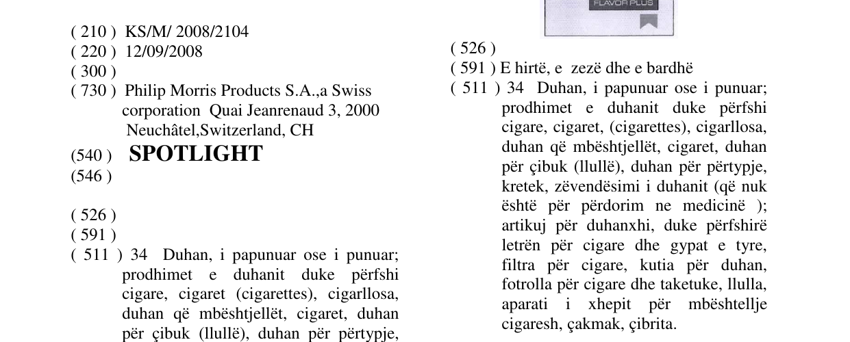 Zëri i markës SPOTLIGHT në buletin