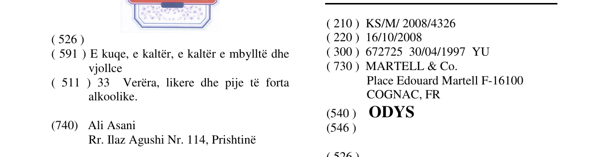 Zëri i markës ODYS në buletin