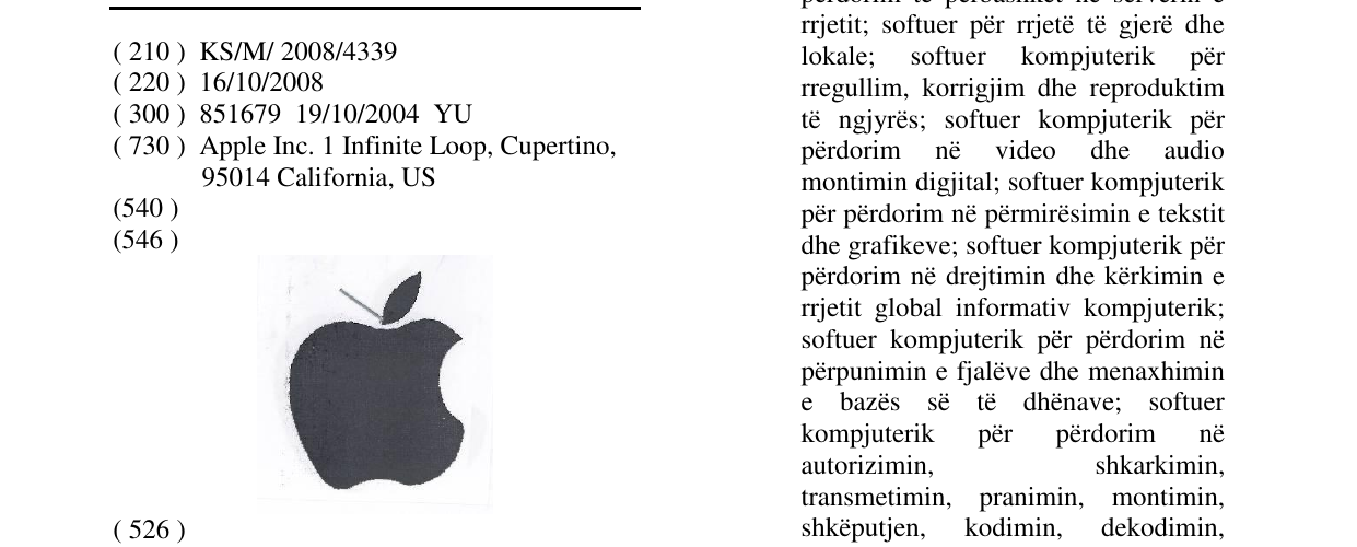 Zëri i markës Markë figurative në buletin