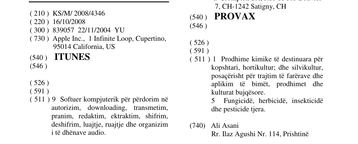 Zëri i markës ITUNES në buletin
